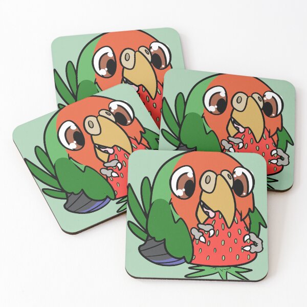 Item preview, Parrot Bites Lovebird designed and sold by PeepCheeps.