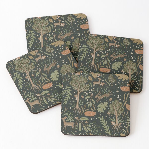 Item preview, Stary sky forest pattern designed and sold by -Lily-Anne-.