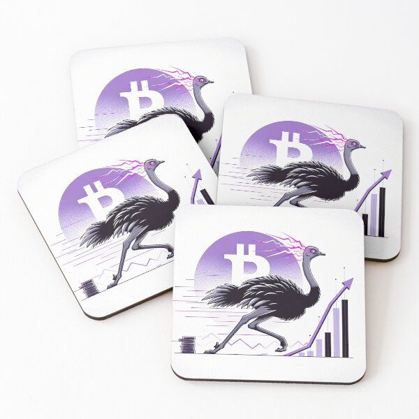 Item preview, $NOSS "Radiant Rush: Ostrich Unleashing Purple Lightning" designed and sold by zzz888.