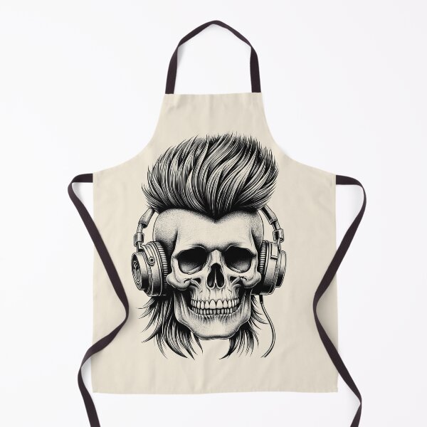 Item preview, Skull wearing Headphones #22 designed and sold by elektronen.
