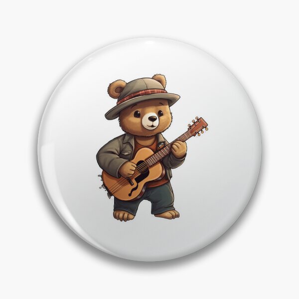 Item preview,  Country bear jamboree with acoustic guitar and hat  designed and sold by Socool101.