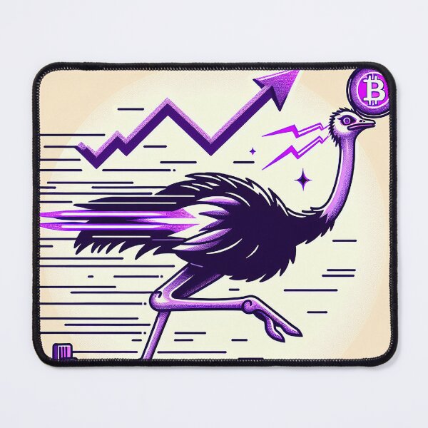 Item preview, $NOSS "Racing Wings: The Enchanting Moment of the Magical Ostrich" designed and sold by zzz888.