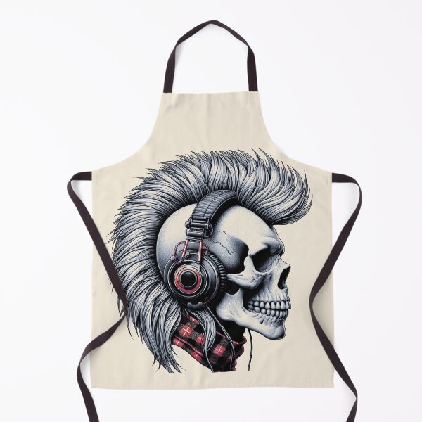 Item preview, Skull wearing Headphones #23 designed and sold by elektronen.