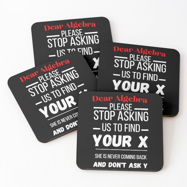 Item preview, dear algebra funny math finding x designed and sold by Thespacerocket.