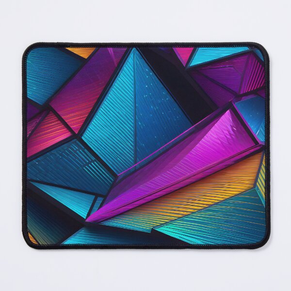 Artikelvorschau, Abstract Geometric Rainbow Glass Pattern entworfen und verkauft von TheArtOfPat.