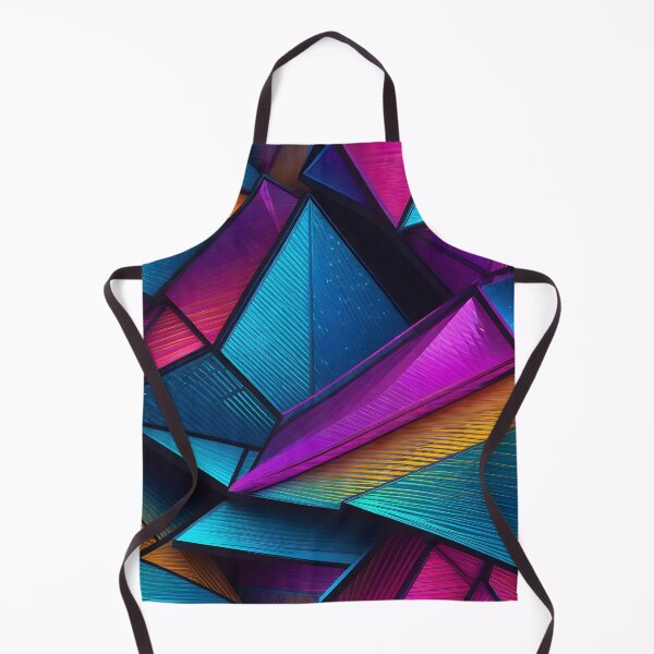 Item preview, Abstract Geometric Rainbow Glass Pattern designed and sold by TheArtOfPat.