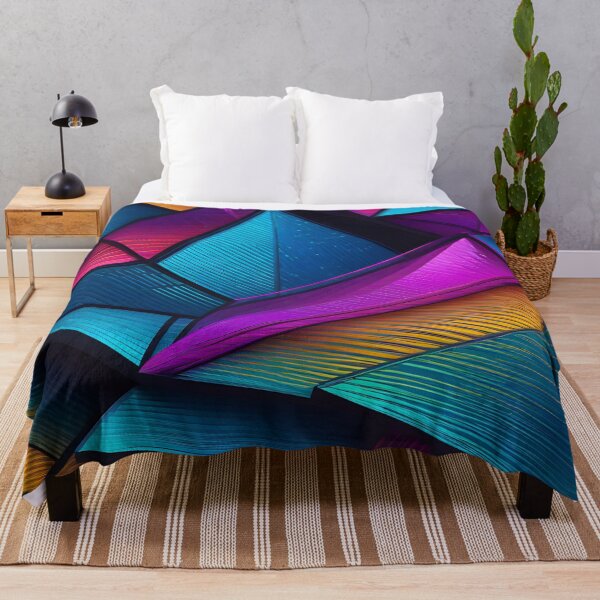Item preview, Abstract Geometric Rainbow Glass Pattern designed and sold by TheArtOfPat.