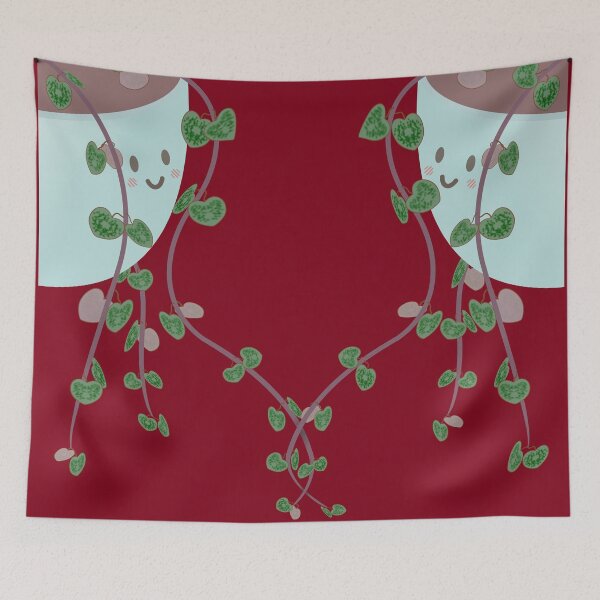 Item preview, Valentine string of hearts holding hands gay men designed and sold by meldra.