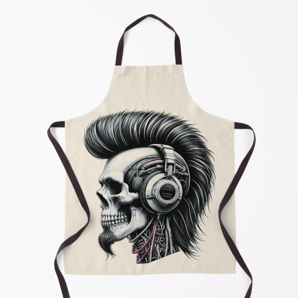 Item preview, Skull wearing Headphones #24 designed and sold by elektronen.