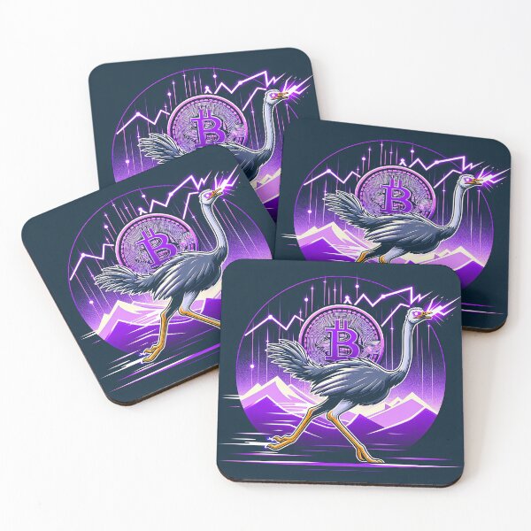 Item preview, $NOSS "Swift Radiance: Ostrich Unleashes Purple Lightning" designed and sold by zzz888.