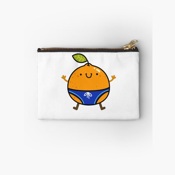 Item preview, Kawaii Orange In Blue Swimming Trunks designed and sold by kawaiilife.