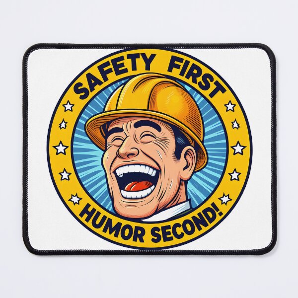Item preview, Safety first, humor second! designed and sold by Dungeon-Depot.
