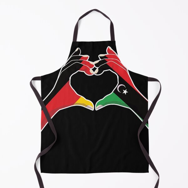 Item preview, Libya Libyan Germany German Love Heart Peace designed and sold by FlagX.