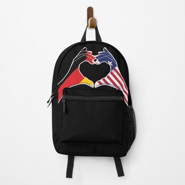 Item preview, Liberia Liberian Germany German Love Heart Peace designed and sold by FlagX.