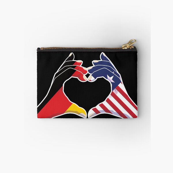 Item preview, Liberia Liberian Germany German Love Heart Peace designed and sold by FlagX.