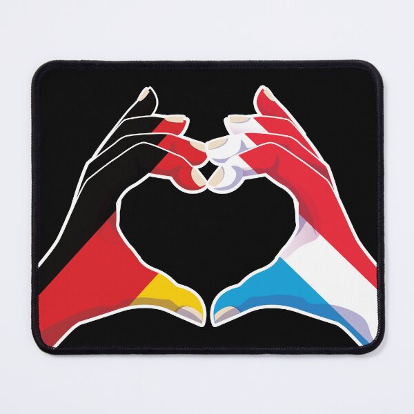 Item preview, Luxembourg Luxemburg Luxembourgian Luxemburgian Germany German Love Heart Peace designed and sold by FlagX.