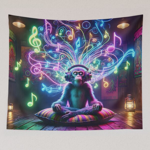 Item preview, Monkey Melodies designed and sold by ai-depot.