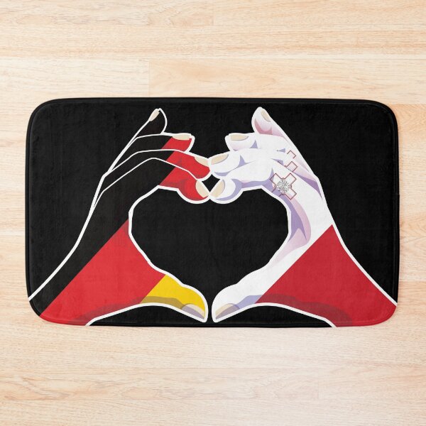 Item preview, Malta Maltese Germany German Love Heart Peace designed and sold by FlagX.
