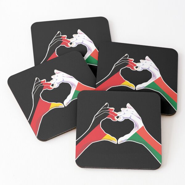 Item preview, Madagascar Malagasy Germany German Love Heart Peace designed and sold by FlagX.