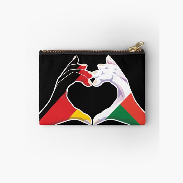 Item preview, Madagascar Malagasy Germany German Love Heart Peace designed and sold by FlagX.