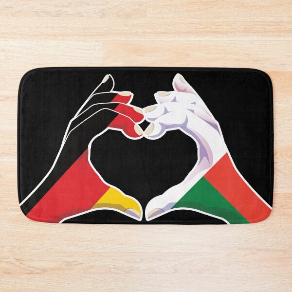 Item preview, Madagascar Malagasy Germany German Love Heart Peace designed and sold by FlagX.