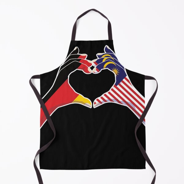 Item preview, Malaysia Malaysian Germany German Love Heart Peace designed and sold by FlagX.