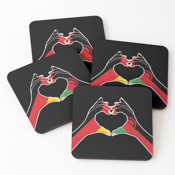 Item preview, Malawi Malavian Germany German Love Heart Peace designed and sold by FlagX.