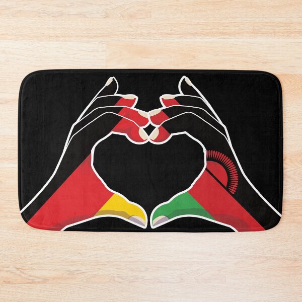 Item preview, Malawi Malavian Germany German Love Heart Peace designed and sold by FlagX.