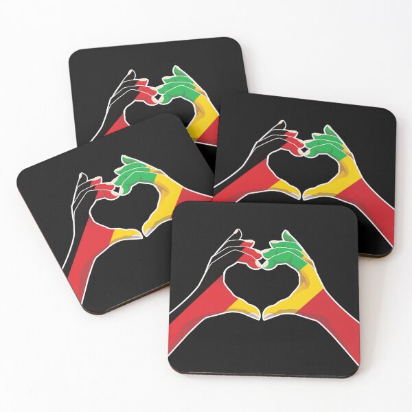 Item preview, Mali Malian Germany German Love Heart Peace designed and sold by FlagX.