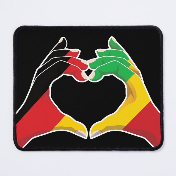 Item preview, Mali Malian Germany German Love Heart Peace designed and sold by FlagX.