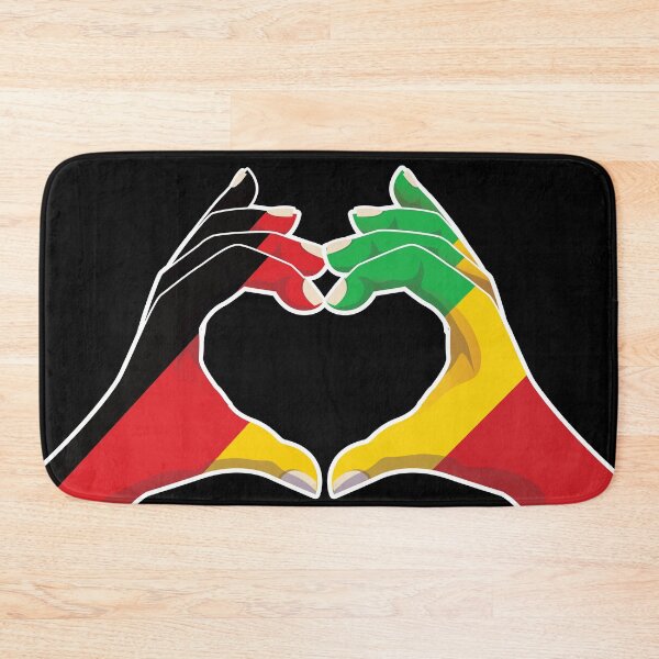 Item preview, Mali Malian Germany German Love Heart Peace designed and sold by FlagX.