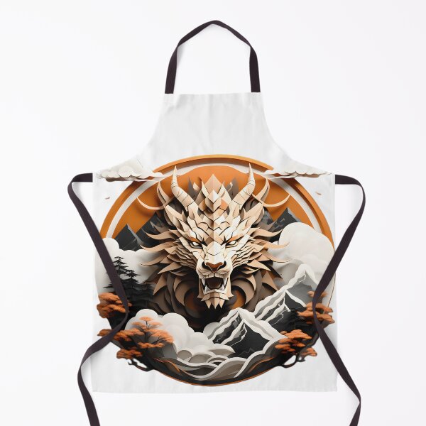 Item preview, geometric Chinese Dragon designed and sold by Cardsurveyors.