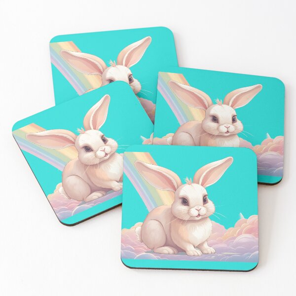 Item preview, Cute Rabbit on clouds designed and sold by AB-Shirts.