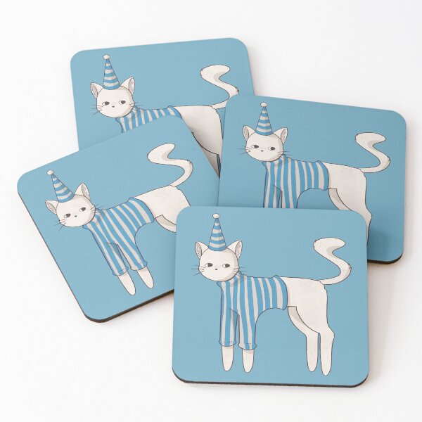 Item preview, Little silly pajama cat designed and sold by papercreatyre.