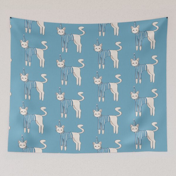 Item preview, Little silly pajama cat designed and sold by papercreatyre.
