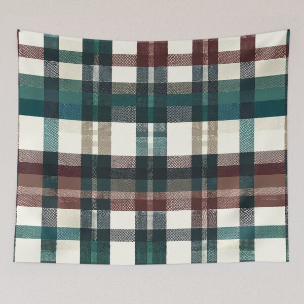 Item preview, Winter-Inspired Gingham Pattern Print designed and sold by PinUpPizzazz.