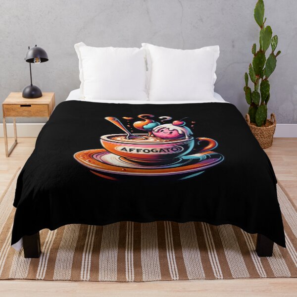 Item preview, Affogato Coffee Adventure Art Cute And Funny Gifts designed and sold by BadhbhArt.