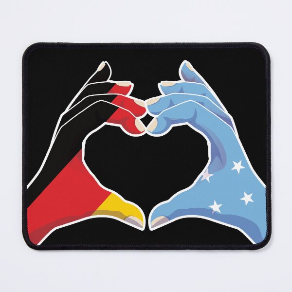 Item preview, Micronesia Micronesian Germany German Love Heart Peace designed and sold by FlagX.