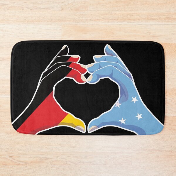 Item preview, Micronesia Micronesian Germany German Love Heart Peace designed and sold by FlagX.