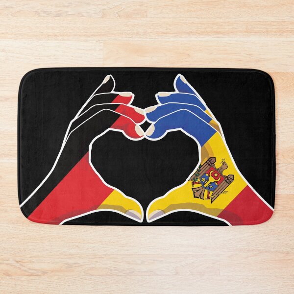 Item preview, Moldova Moldovan Germany German Love Heart Peace designed and sold by FlagX.