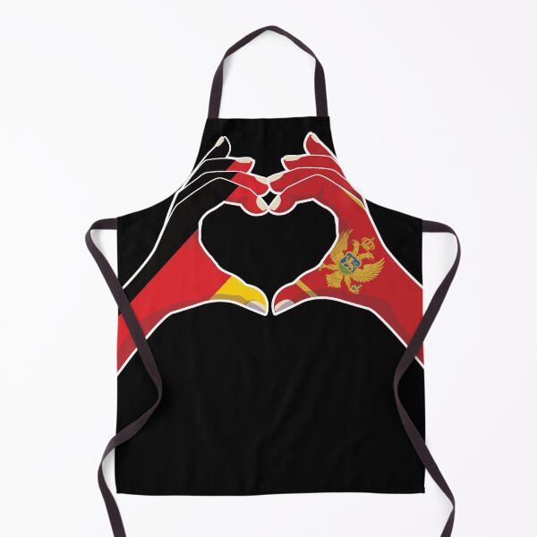 Item preview, Montenegro Montenegrin Germany German Love Heart Peace designed and sold by FlagX.