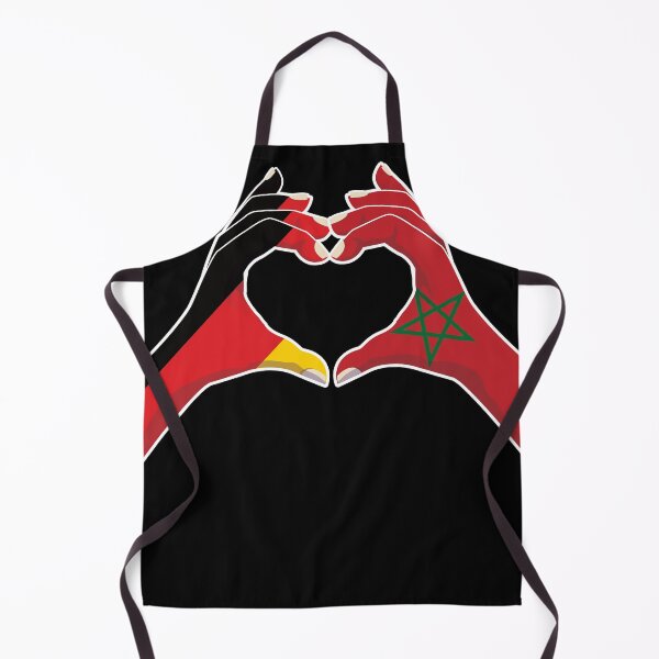 Item preview, Morocco Moroccan Germany German Love Heart Peace designed and sold by FlagX.