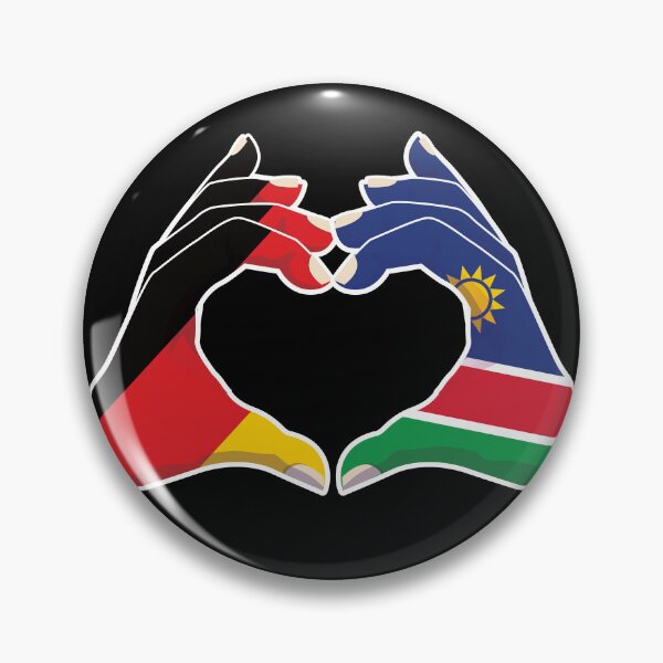 Item preview, Namibia Namibian Germany German Love Heart Peace designed and sold by FlagX.