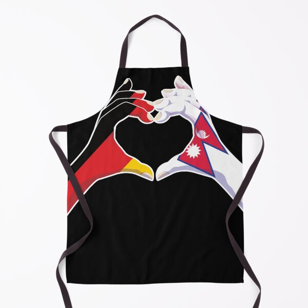 Item preview, Nepalese Nepal Germany German Love Heart Peace designed and sold by FlagX.