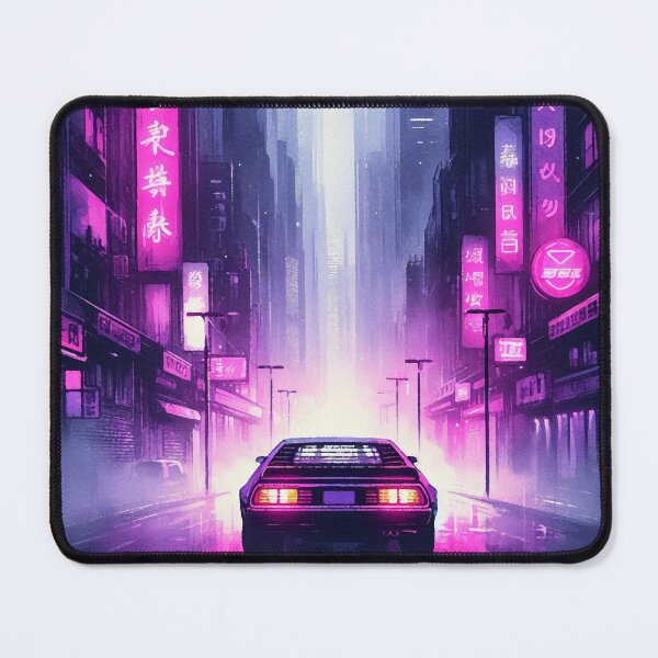 Item preview, 80s Car Cityscape Neon Lights [neon noir] designed and sold by RESToRAPTOR.