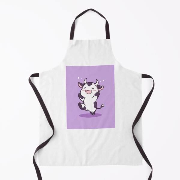 Item preview, kawaii cute dancing cow designed and sold by AdaMazingDesign.