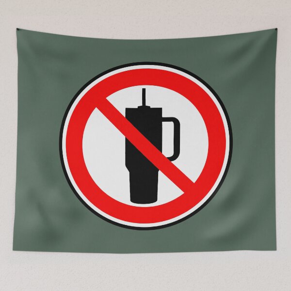 Item preview, Quencher forbidden traffic sign designed and sold by Jeeb-Arts.