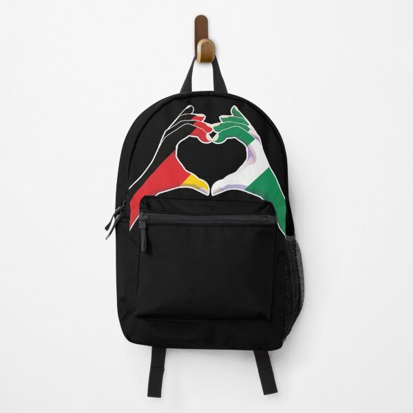 Item preview, Nigeria Nigerian Germany German Love Heart Peace designed and sold by FlagX.