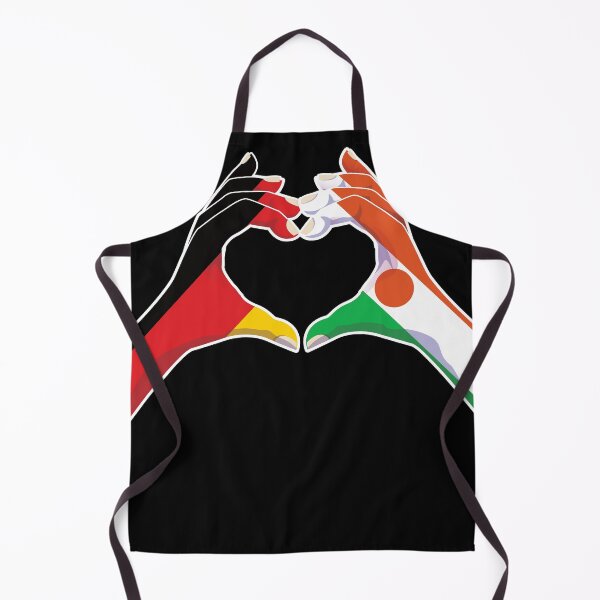 Item preview, Niger Nigerien Germany German Love Heart Peace designed and sold by FlagX.