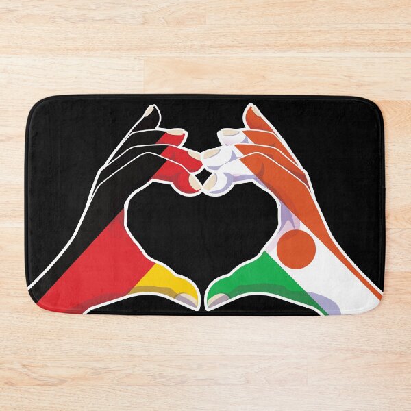 Item preview, Niger Nigerien Germany German Love Heart Peace designed and sold by FlagX.